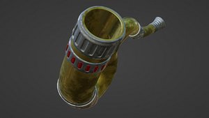 3D Battle Horn model