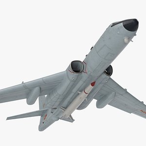 Xian H-6 China Strategic Bomber with Strategic Strike Weapon Rigged