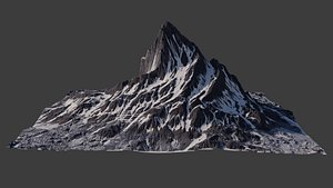 8K Detailed Mountain Landscape 3D model