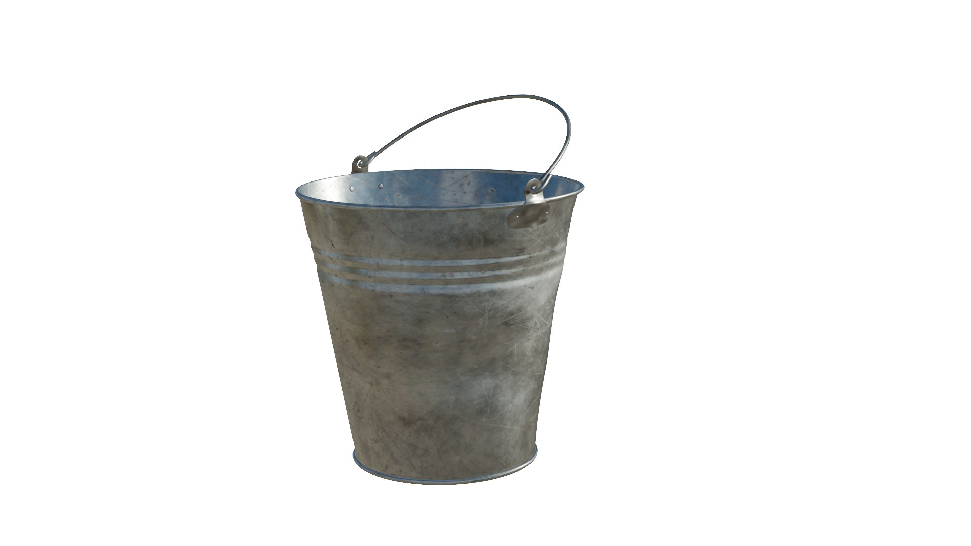 3D Metal Bucket Model - TurboSquid 1894915