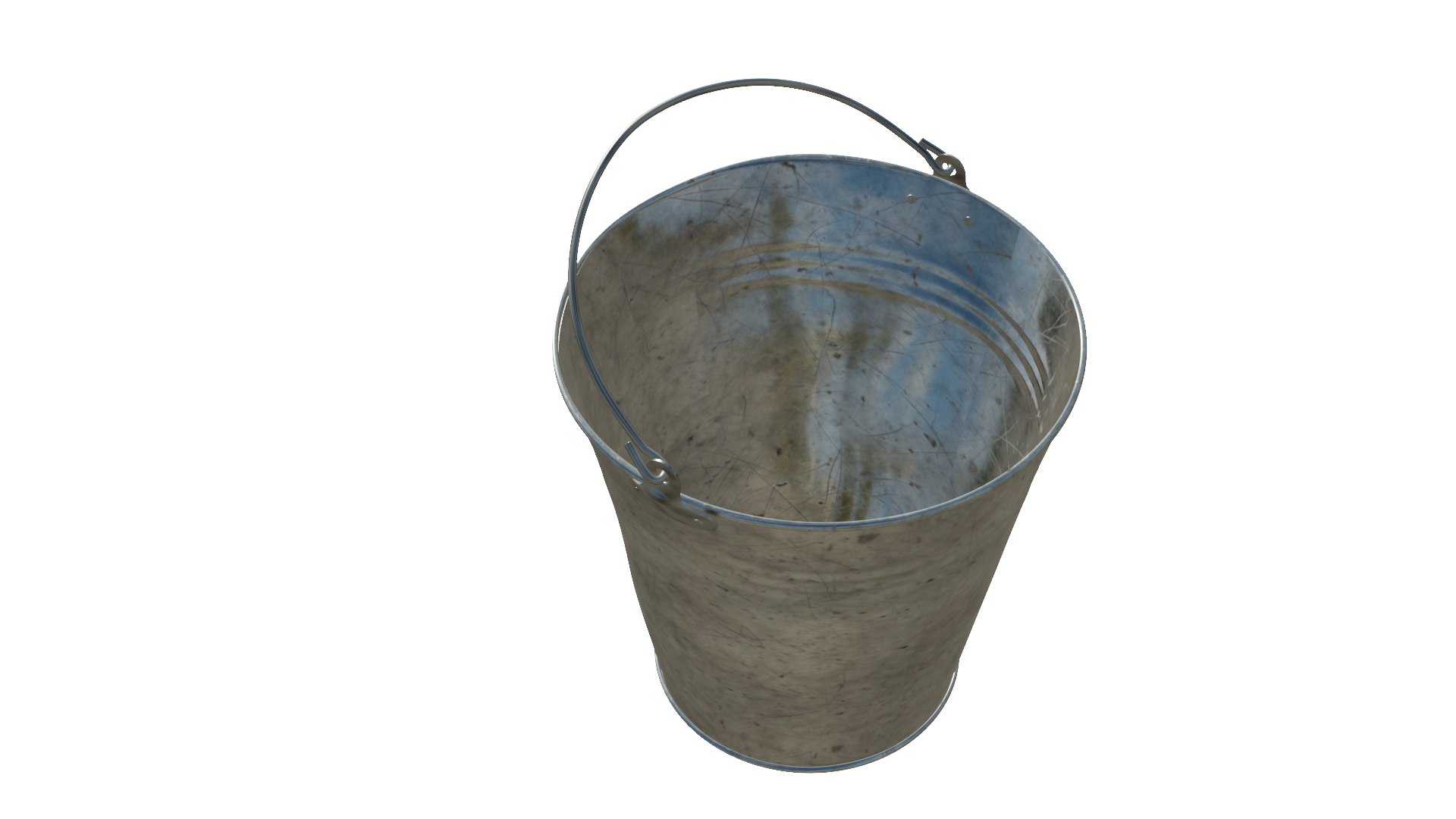 3D Metal Bucket Model - TurboSquid 1894915