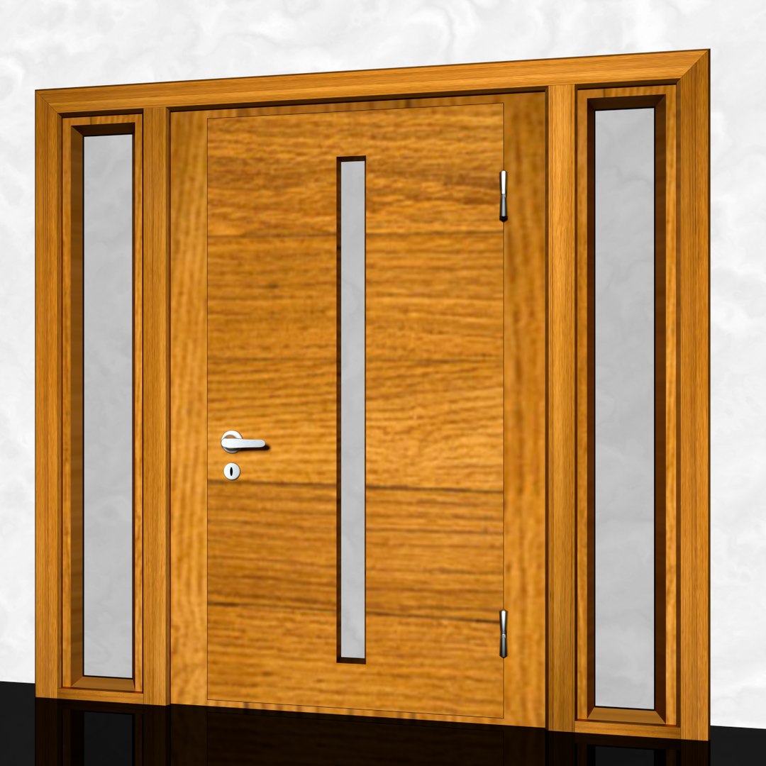 3D wooden door model | 1143602 | TurboSquid