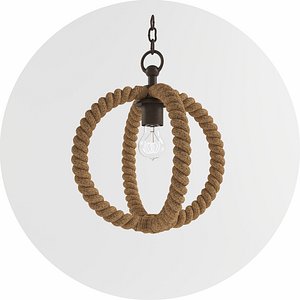 3d model bowline pendant