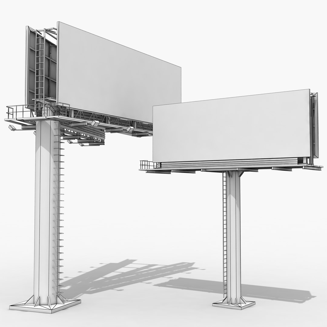 Large Billboards 3D - TurboSquid 1216481