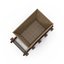 Chariot de mine sur rails du Far West