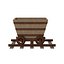 Chariot de mine sur rails du Far West