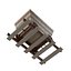 Chariot de mine sur rails du Far West