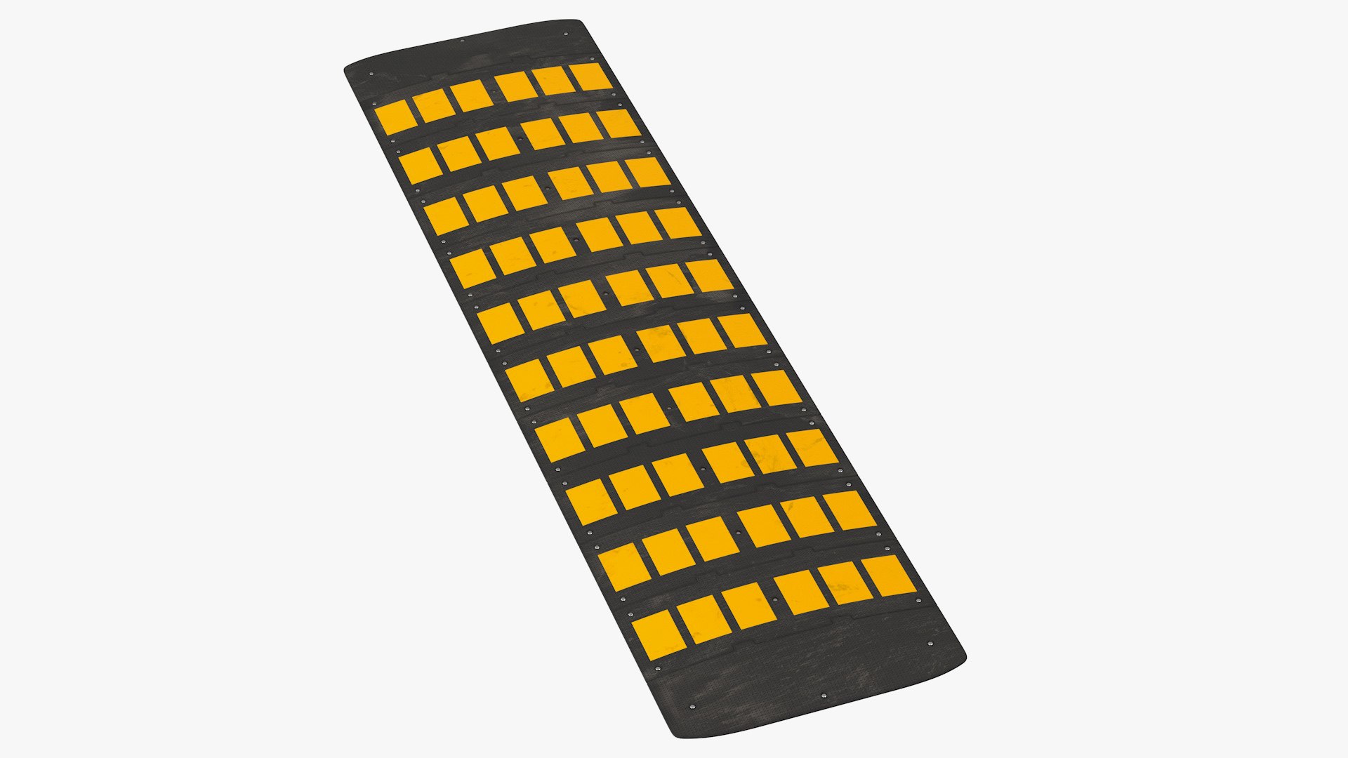 Rubber Speed Hump Dusty 3D model preview
