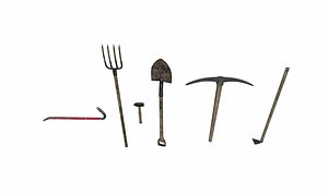 3D Melee Weapon Pack model
