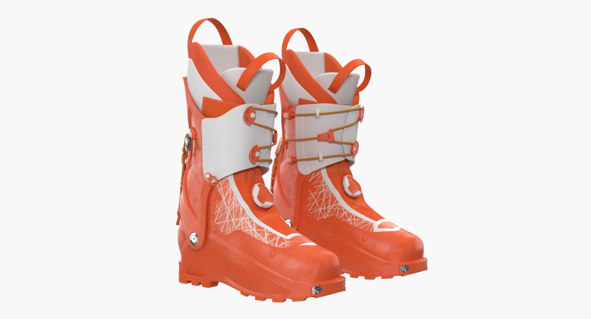 Ski Boots Generic 3D model preview