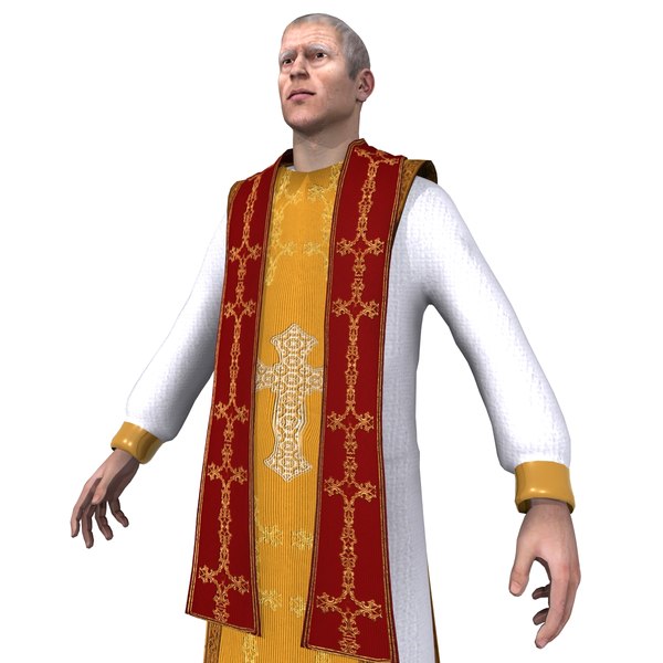 catholic priest 3d max