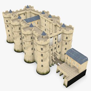 castle bastille 3d model