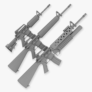 M4 M16a2 and M203 collection