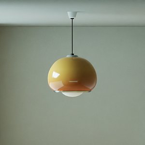 Vintage pendant lamp 03 3D model