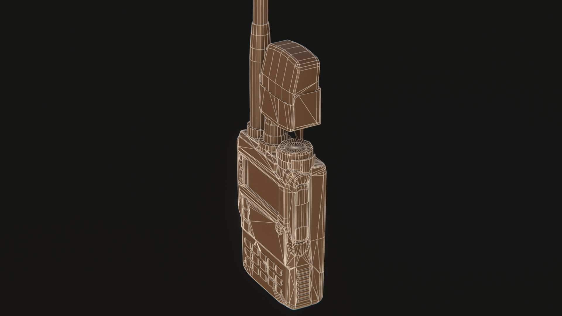 Yaesu VX-8DR Portable Radio LowPoly 3D Model - TurboSquid 1980460