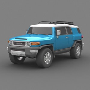 3d toyota cruiser fj
