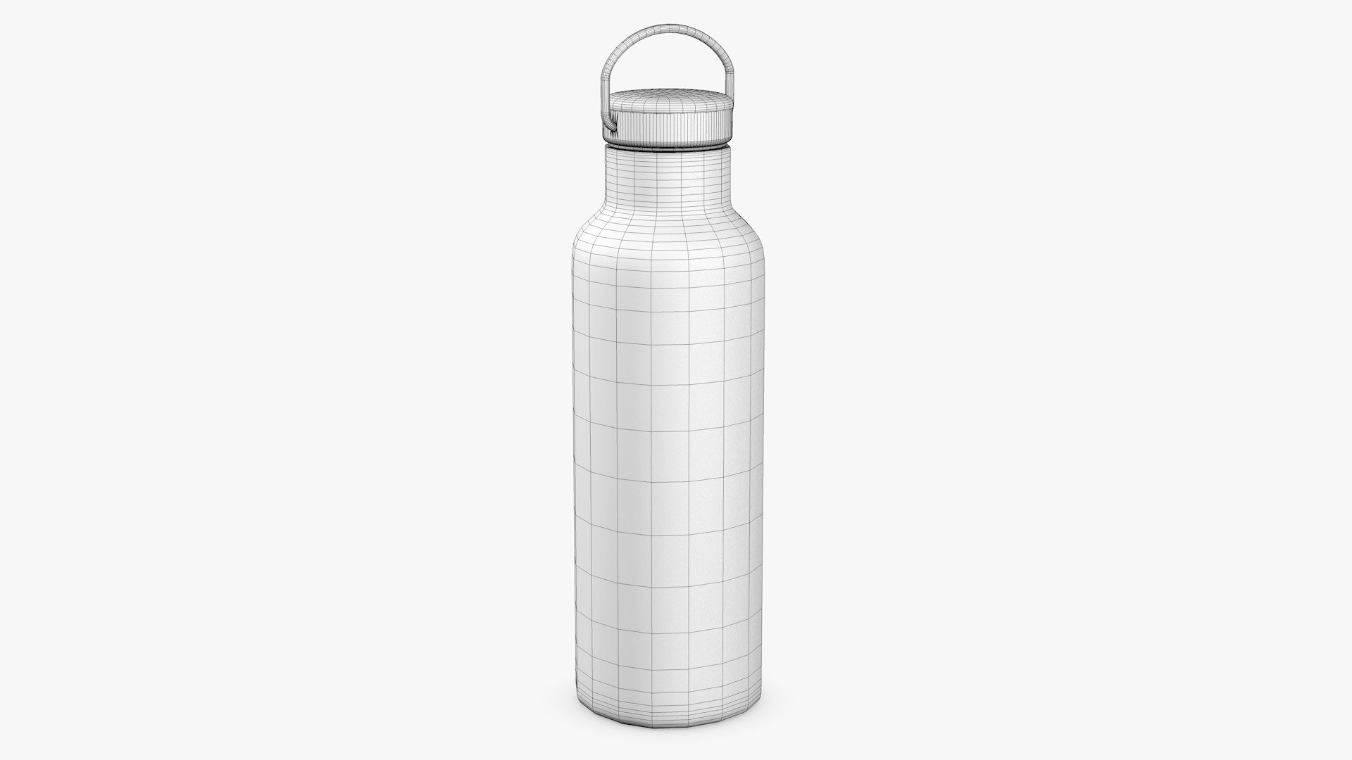 Stainless Steel Water Bottle Model TurboSquid 2290927
