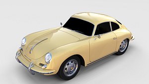 porsche 356 3d model