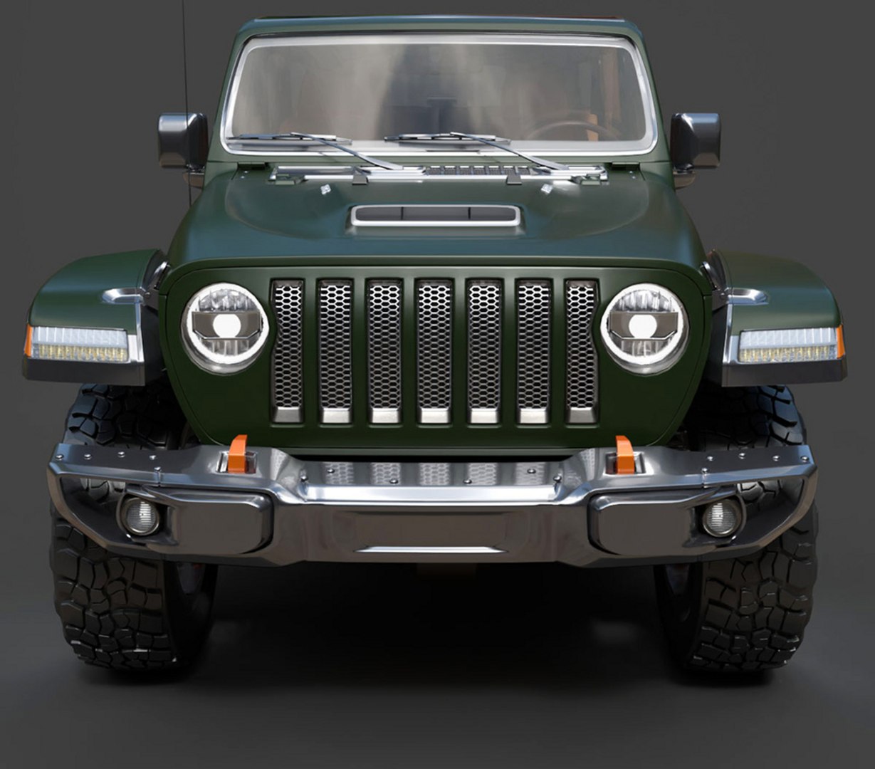 Jeep Wrangler Off-Road SUV - High-Poly 3D Model 3D Model - TurboSquid ...