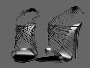 3D shoeshighheelboot