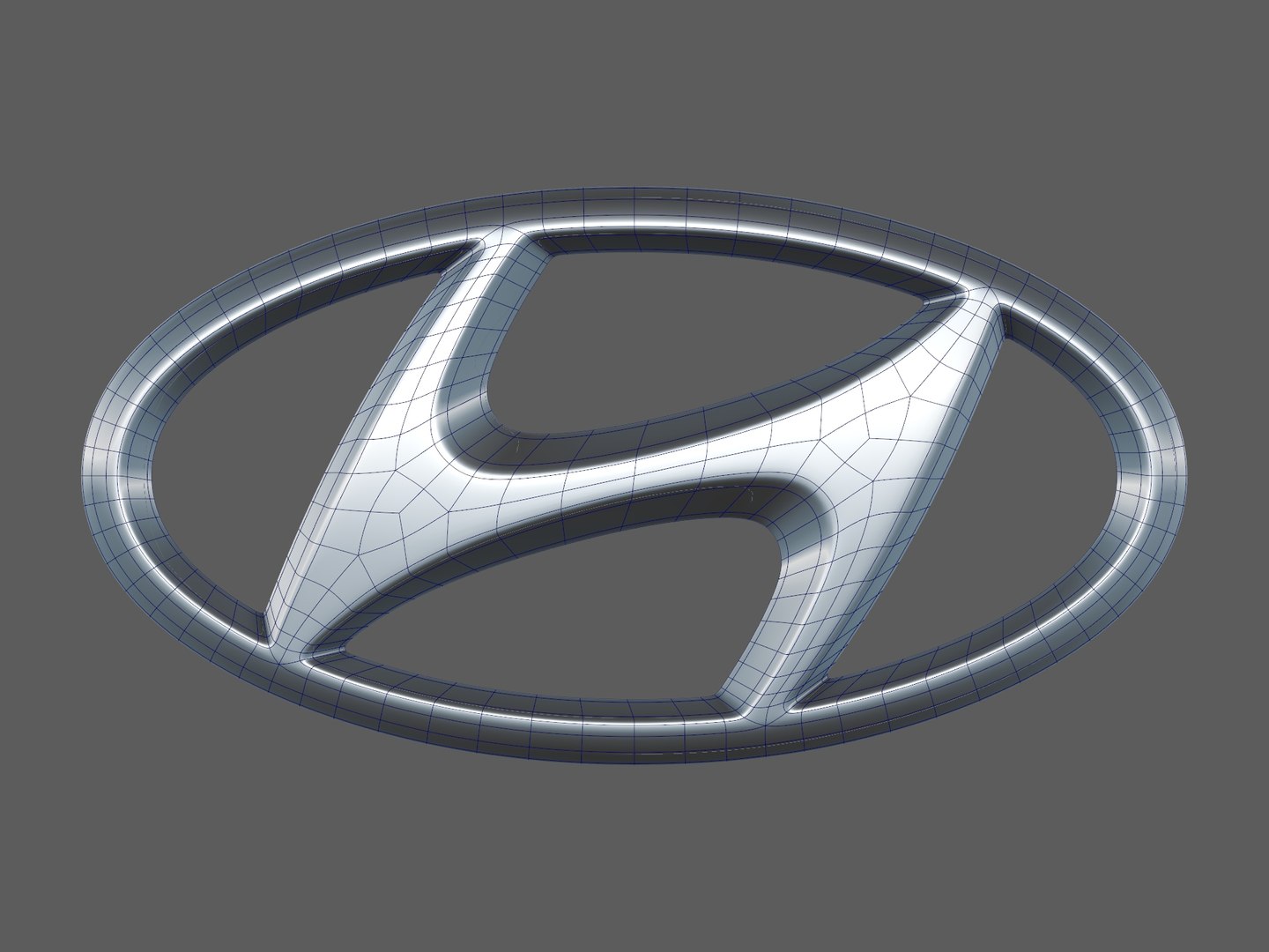 Hyundai - Car Logo Emblem Modern 3D model - TurboSquid 2113170