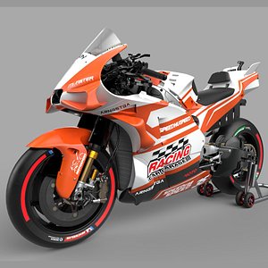 3D Realistic Racing Motorcycle MotoGP Style 3D model model