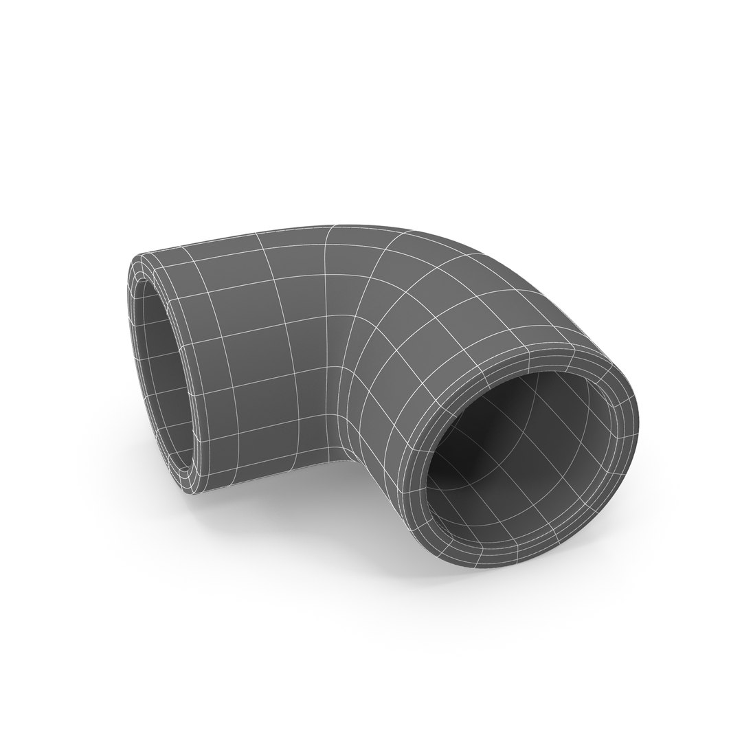 Water Plastic Pipe 90 Degree 3D Model - TurboSquid 1881883