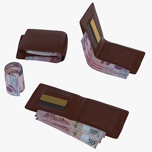 Jordan 50 Dinars Wallet Money Purse