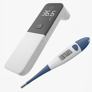 Medical Thermometers Collection 1 3D model