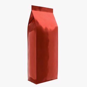 Plastic coffee bag package large mock-up