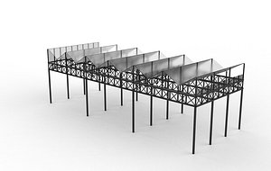 3D model Car Parking Structure 3D model