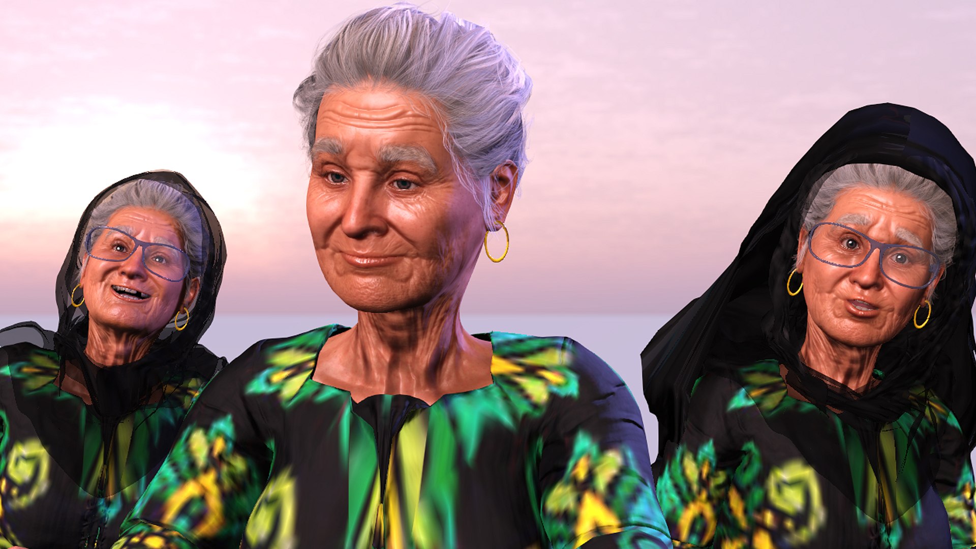 3D GRANDMA - TurboSquid 1808015