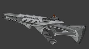 Concept sci fi weapon