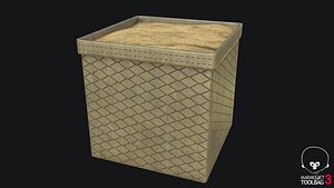 military barrier 3D model