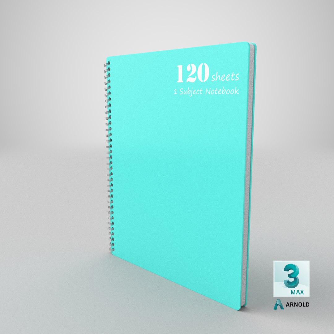 3D Note Book - TurboSquid 1972216