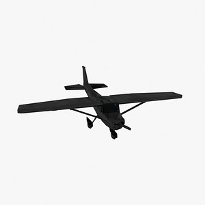 cessnaCessna Light Utility Propeller Aircraft - Game-Ready Asset 3D model