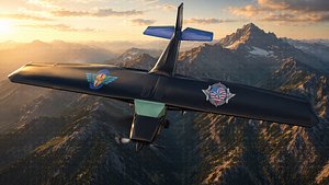 cessnaCessna Light Utility Propeller Aircraft - Game-Ready Asset 3D model