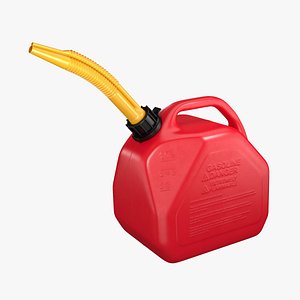 gas red 3D model