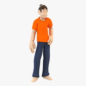 Clayman Cartoon Character