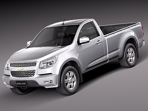 3d model chevrolet colorado 2012 pickup