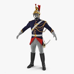 french republican guard uniform model