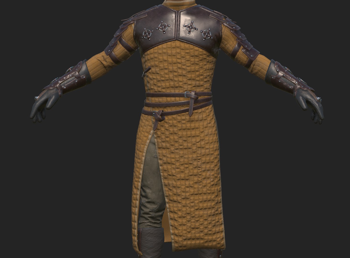 Medieval squire warrior 3D model - TurboSquid 1681175