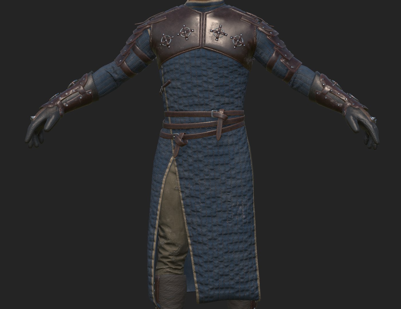 Medieval squire warrior 3D model - TurboSquid 1681175