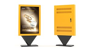Electronic Kiosk 3D model