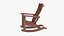3D model Adirondack Rocking Chair