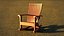 3D model Adirondack Rocking Chair