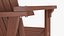 3D model Adirondack Rocking Chair