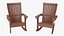 3D model Adirondack Rocking Chair