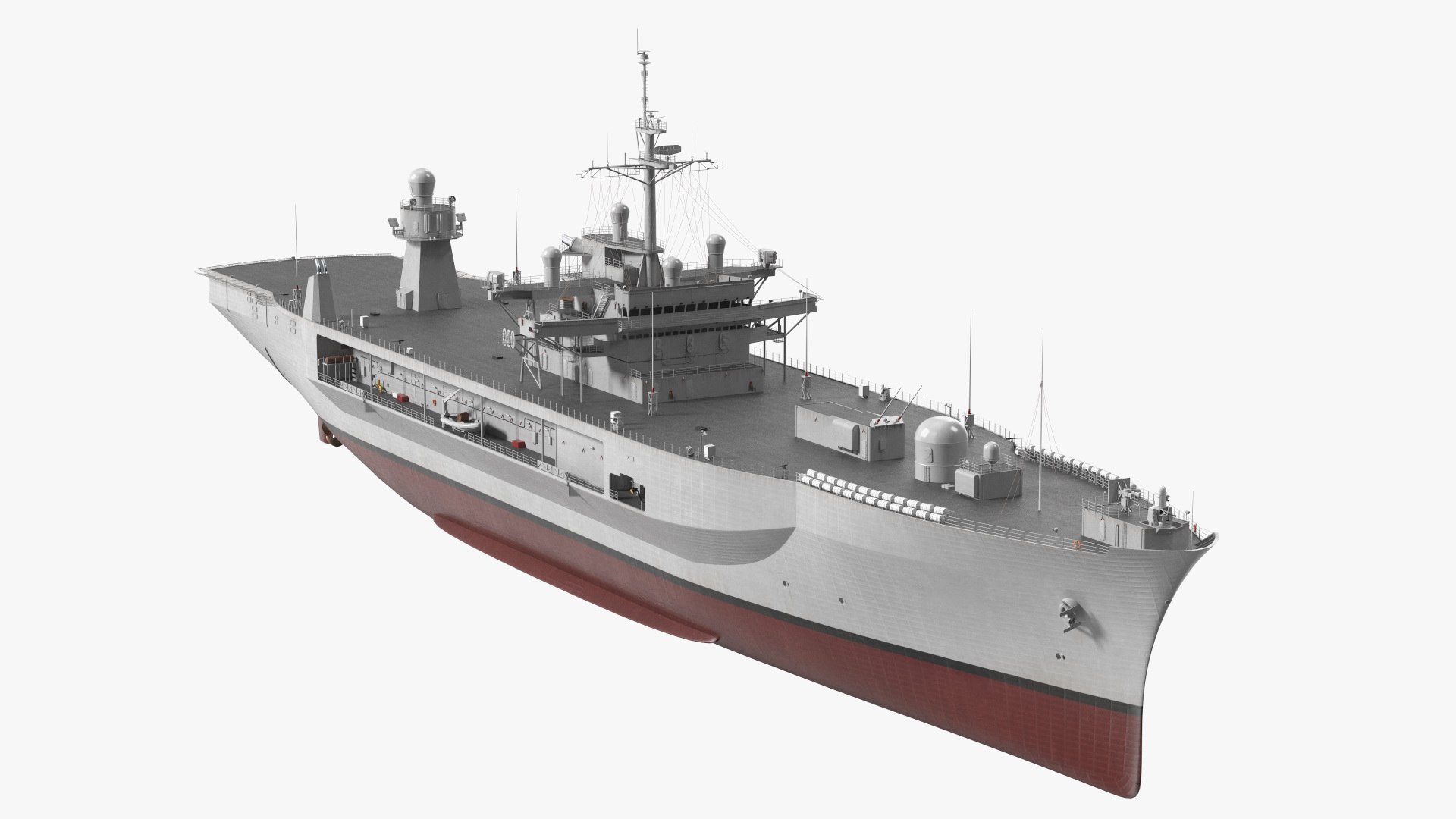 Modern Combat Command Ship 3D model preview