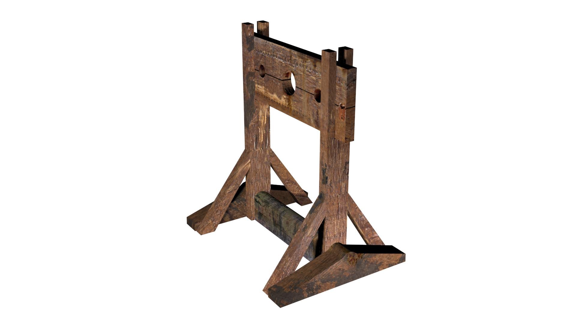 Pillory 200 Polygons 3D Model - TurboSquid 1909903